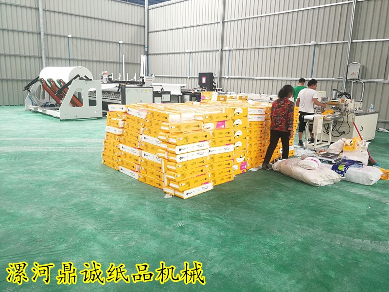 貴州衛(wèi)生紙加工客戶現場